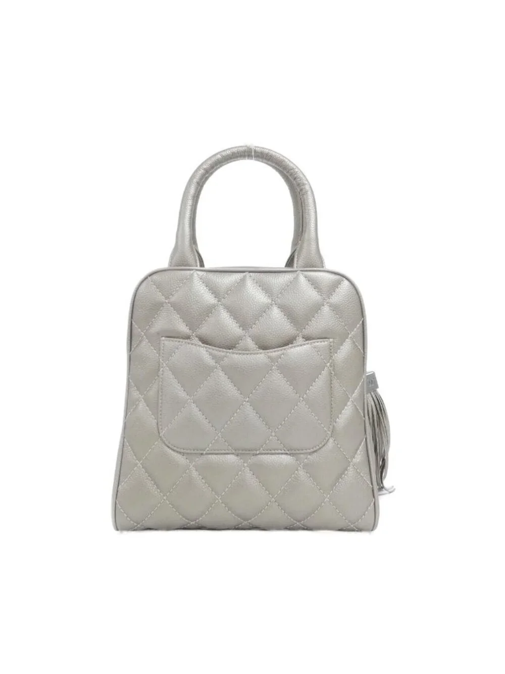 Chanel Bag Handbag Silver
